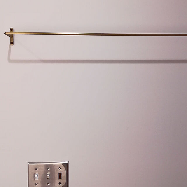 MasaMの-アイアン タオルバー （ゴールド）Lサイズ /タオルハンガー　幅75.5の家具・インテリア写真