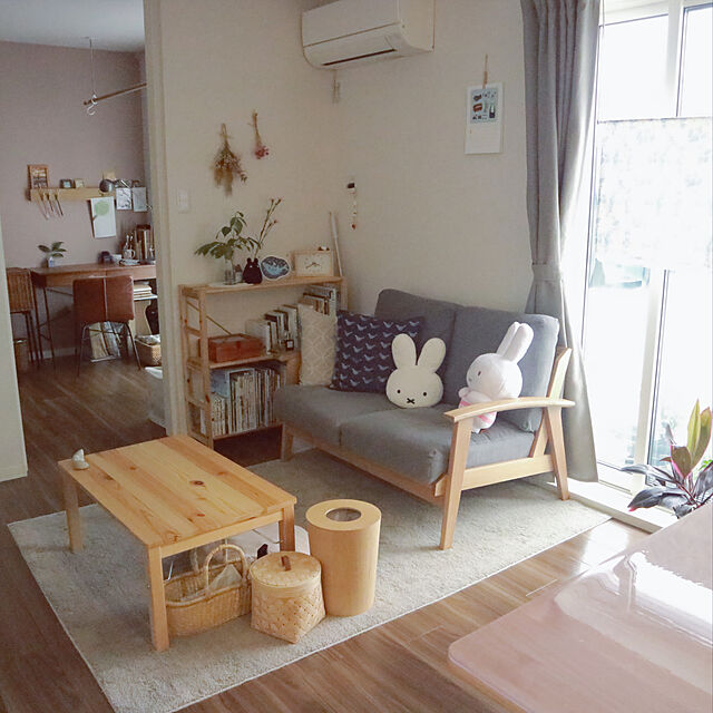 homaru_tsukkoの無印良品-【無印良品 公式】木製ごみ箱用フタ オーク材突板・丸型の家具・インテリア写真