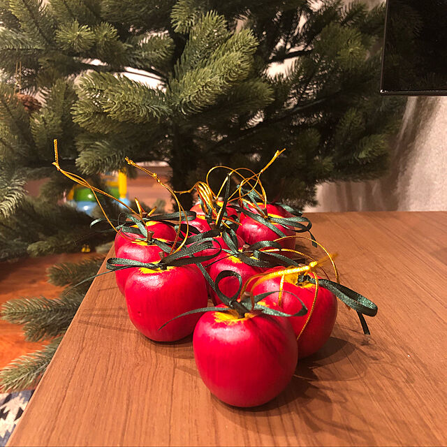 machikoの-クリスマスツリー オーナメント りんご アップル 12個セット 北欧 おしゃれ 装飾 飾り ディスプレイ 2020 【おとぎの国】の家具・インテリア写真