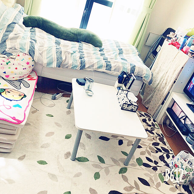 yuuchanのニトリ-布団6点セット カバー付き(NV & RE SD) の家具・インテリア写真