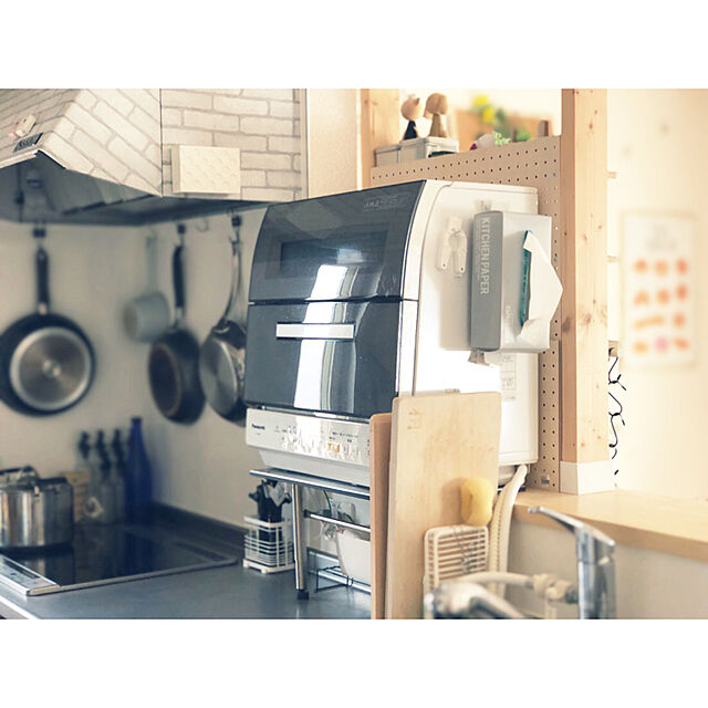 P-conutsのパナソニック(Panasonic)-Panasonic 食器洗い機用置台 N-SP3 シルバーの家具・インテリア写真