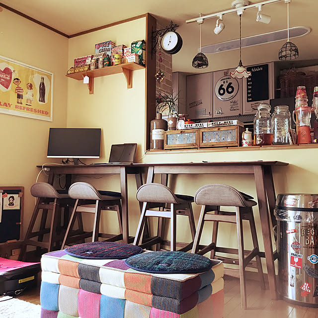 LEMONEDのニトリ-カウンターテーブル(フィルン MBR) の家具・インテリア写真