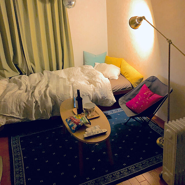 tanukiのイケア-IKEAクッションカバーSANELA ライトターコイズ50x50 cm送料￥750!代引き可の家具・インテリア写真