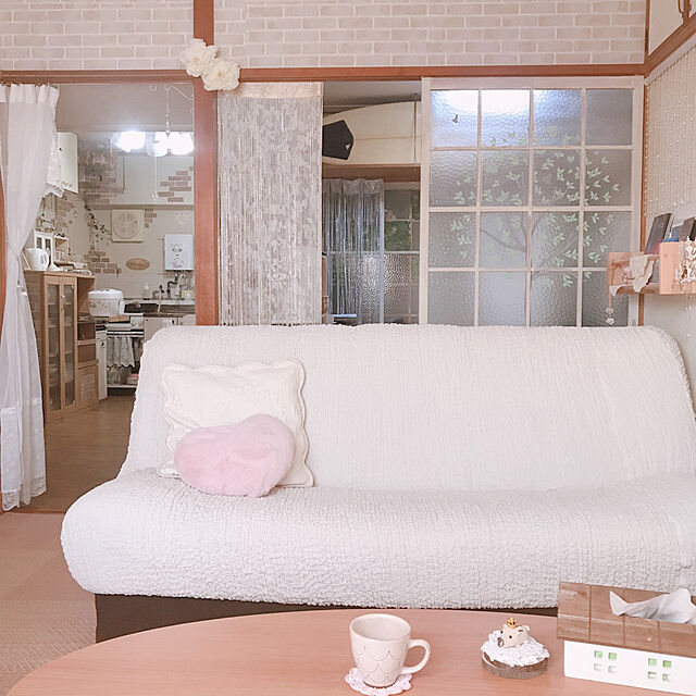 rin-michelleのニトリ-ソファベッド(NSクリーン ピナ4 WH) の家具・インテリア写真