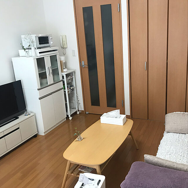 imaのニトリ-スリムワゴン(ファシール SWG30 WH) の家具・インテリア写真
