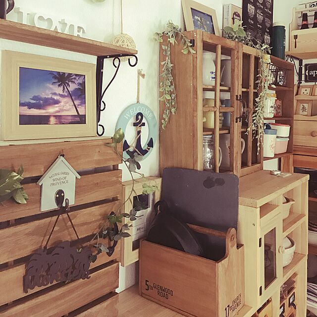 takakoの-飾り棚 飾棚 CDラック オープンラック 見せる 木製 間仕切り 完成品 オークディスプレイラックMの家具・インテリア写真