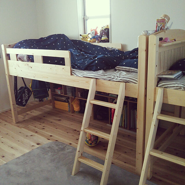 tommのニトリ-ふとん・ベッド共通カバー3点セット シングル(スターNV) の家具・インテリア写真