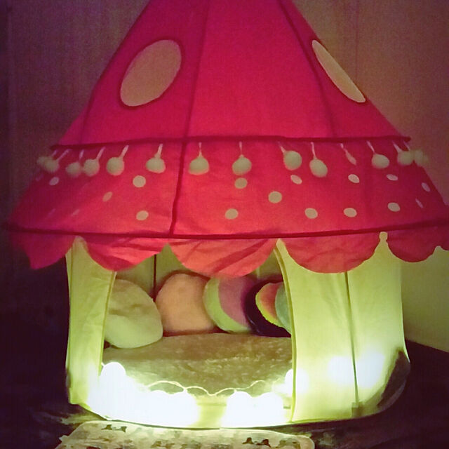 nikagonのナカバヤシ-森のテント&ボールセット レッド [おもちゃ＆ホビー]の家具・インテリア写真
