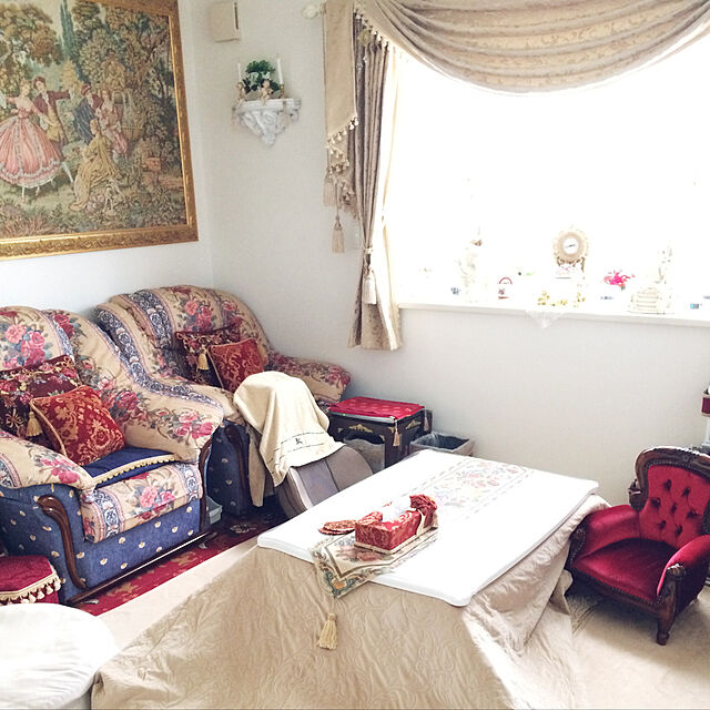 uraraの-カルトナージュ■フリンジ■キャラメルホワイト■1mの家具・インテリア写真