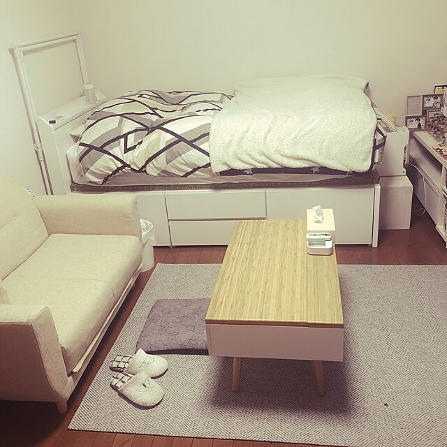 y.sのニトリ-セミダブルベッドフレーム (ジオ WW チェスト40） の家具・インテリア写真