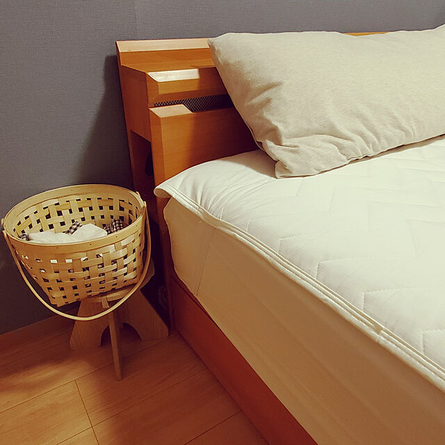 go-chanのニトリ-敷きパッド セミダブル(NクールSP i-n WH SD) の家具・インテリア写真