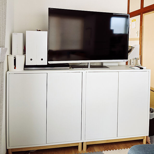 Saoriのニトリ-A4ファイルスタンド Nオール レギュラー(ホワイト) の家具・インテリア写真