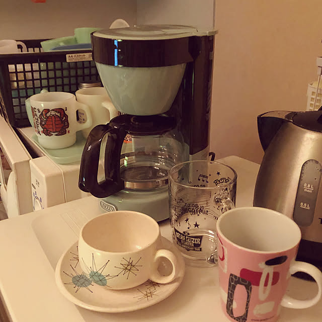 写真付きレビュー 3000以上10 オフクーポン使えます コーヒーメーカー おしゃれ Toffy トフィ 4cup Coffee Maker レトロ パステルカラー コーヒー 自動電源オフ かわいい デザイン家電 新生活 結婚祝い コーヒーの通販商品 口コミ情報 Roomclipショッピング