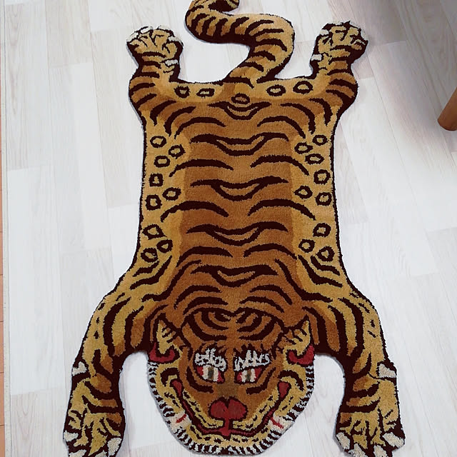 ラグ Tibetan Tiger Rug Sサイズ DTTR-01 DTTR-02 small チベタン