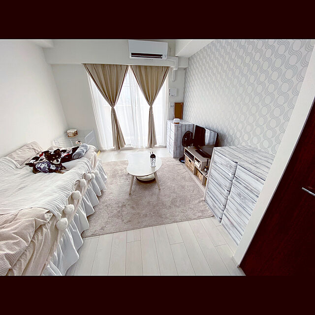 pacci_erikaのニトリ-すのこシングルベッドフレームレング（WW） の家具・インテリア写真