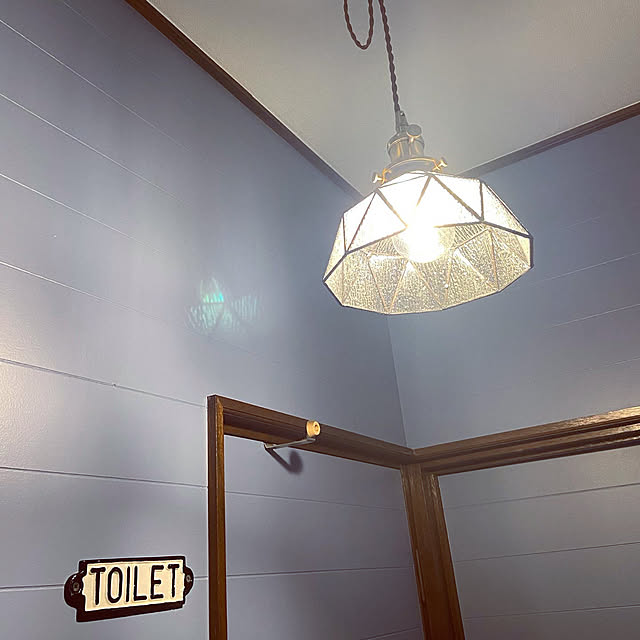 写真付きレビュー 億兆堂 ペンダントライト すりガラス 1灯 工事不要 E26口金 Led対応 天井照明 インテリア アンティーク おしゃれ 北欧 洋風 レトロ モダンライト 芸術 クリスマス 新年 新築 飾り かわいい 寝室照明 ダイニング用 食卓用 カフェ 引っ掛けシーリング式