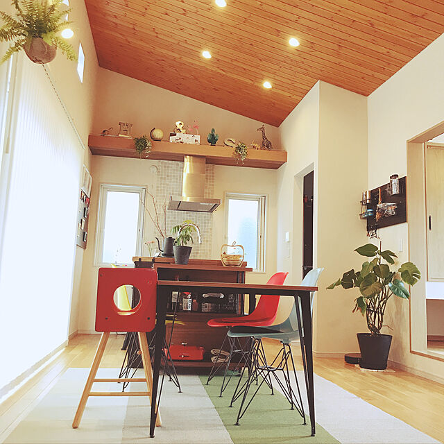 haru.youのニトリ-【4枚以上で販売】タイルカーペット(エアープラス BE 50X50) の家具・インテリア写真
