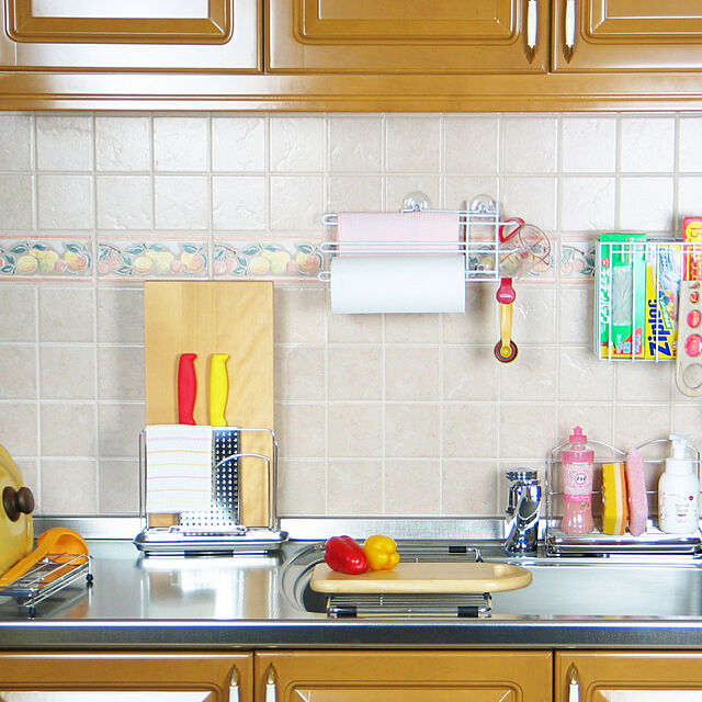 SunExcel の-［えつこのべんりにまとめるラック］ 収納 キッチン リビング 洗面台 調理 掃除 ホワイト 日本製の家具・インテリア写真