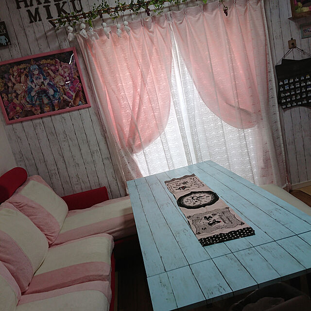 LIONELのニトリ-木目調フロアラグ(BR 100X140) の家具・インテリア写真
