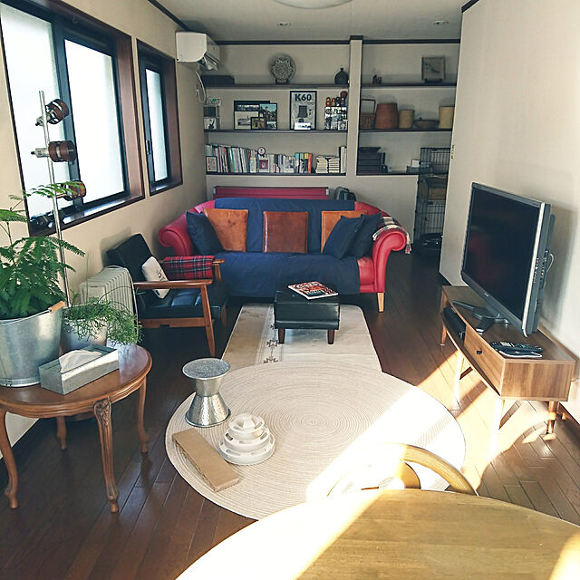 Kの森清-マルチカバー 210×270cm 長方形 ライトデニム L デニム ジーンズ 洗える ベッドカバー ベッドスプレッド ソファカバー フリークロス マルチクロスの家具・インテリア写真