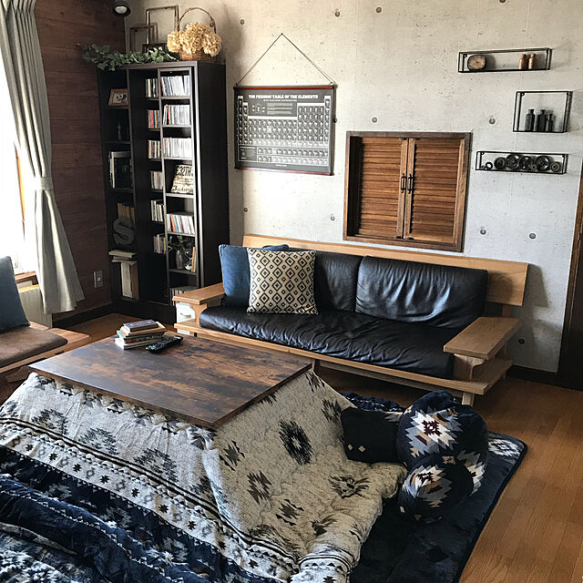 ankoのニトリ-遮光2級カーテン(レーナ グレー 100X190X2) の家具・インテリア写真
