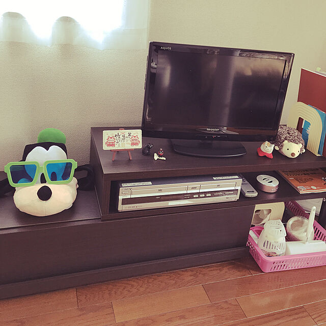 sa-ya.のニトリ-ローボード(クラッセ100 DBR) の家具・インテリア写真