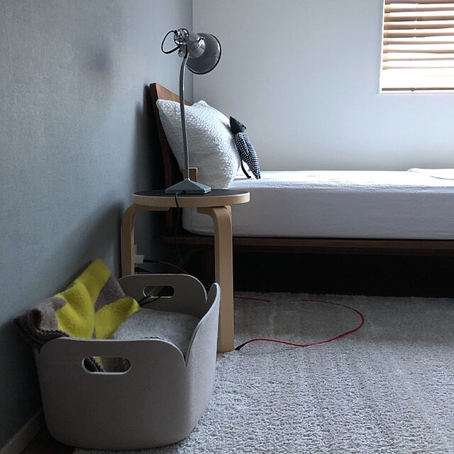 hanaの無印良品-ベッドフレーム・シングル・ウォールナット材・すのこ仕様の家具・インテリア写真