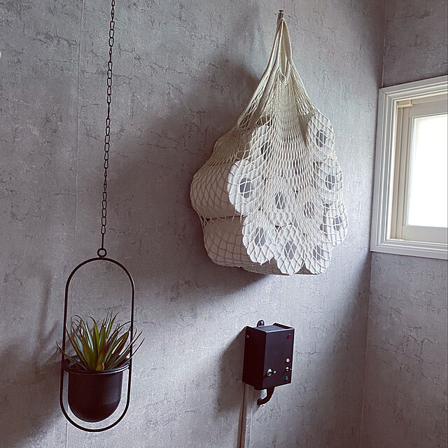 Komのルームアンドホーム-roomnhome フラワーベース・花器 ブラック 30.5 × 12.5 × 10.5 cm モノプラントハンガー 楕円 2SETの家具・インテリア写真
