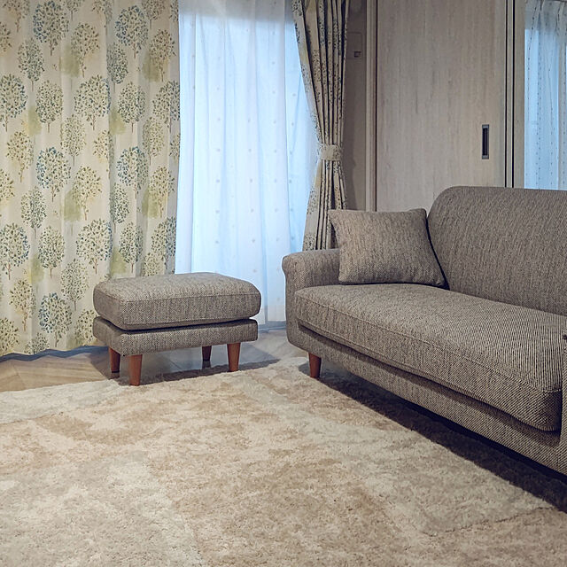 ame_no_yumiのニトリ-遮光2級・遮熱カーテン(グローブ100X110X2) の家具・インテリア写真
