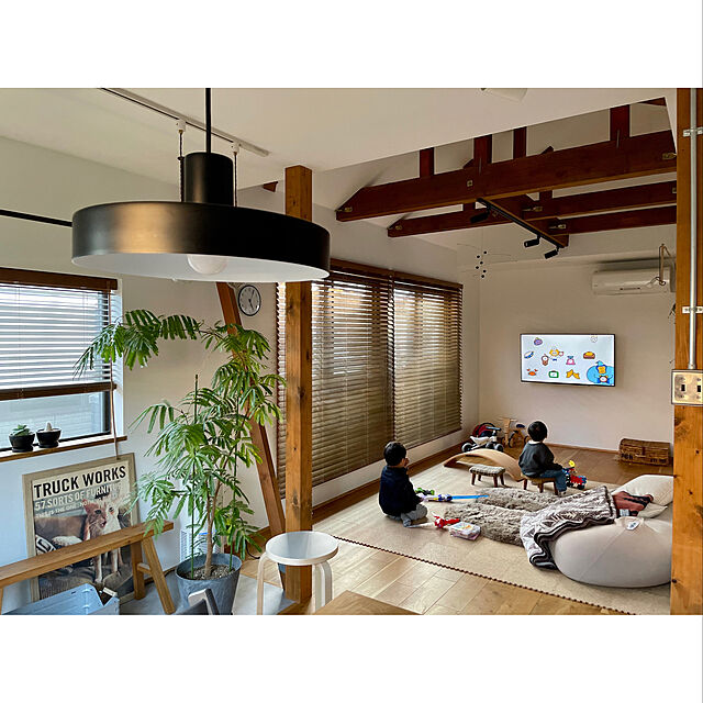 shirokumaのKLIPPAN-クリッパン(KLIPPAN)×ミナ ペルホネン(mina perhonen) 225103 ウールシングルブランケット ハウスインザフォレスト 130×180cm ブラウンの家具・インテリア写真
