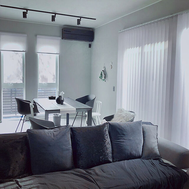ZEROのF Fityle-LOL-FUN ピローケース カバー 超柔らかい 快適 50x50cm 多色選べ, ブラックの家具・インテリア写真