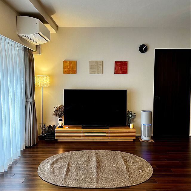 mike_life222の株式会社ドゥ・ザ・スペース-ヘリンボンテイスト コットンラグ　130×180cm楕円形 ブラウンの家具・インテリア写真