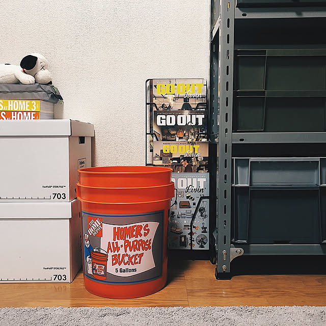 kodoKUMAの-HOME DEPOT Bucket ホーム デポ バケツ(プラスティック バケツ)の家具・インテリア写真