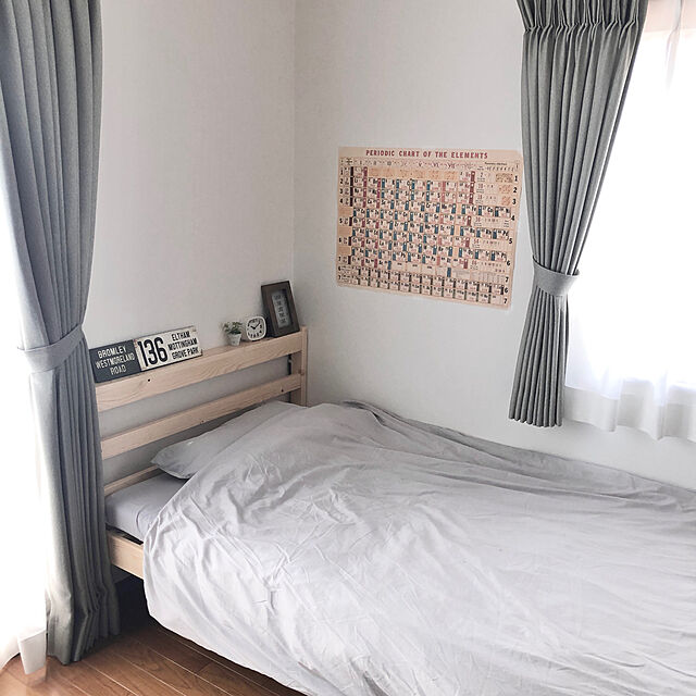 mariのKUROSHIO-【完売・入荷予定なし】すのこシングルベッドの家具・インテリア写真