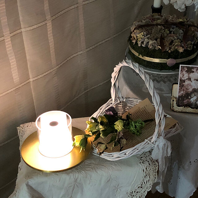 ChigusaのTubicen-Tubicen テーブルランプ おしゃれ キャンドルライト ランプ LEDライト ポータブルライト テーブルライト リビング 寝室 北欧 ナチュラル モダン 間接照明 ゴールド シルバー CANDLEの家具・インテリア写真