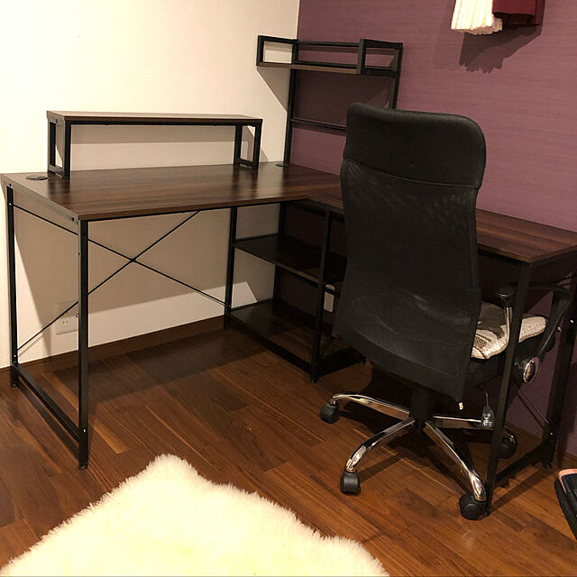 cocoのニトリ-ワークチェア(インバネス BK) の家具・インテリア写真
