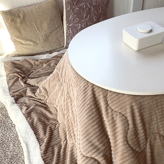 sanaのニトリ-リビングこたつ (コラムS 105楕円 WW） の家具・インテリア写真