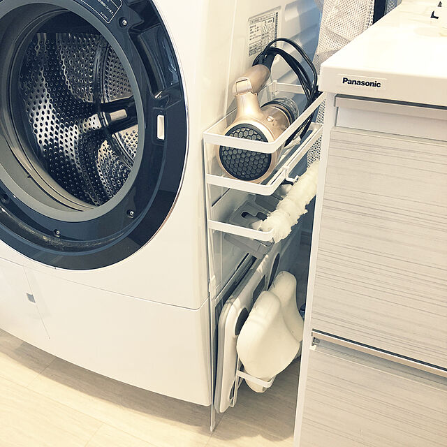 yunyumの山崎実業-洗濯機横マグネット収納ラック タワーの家具・インテリア写真