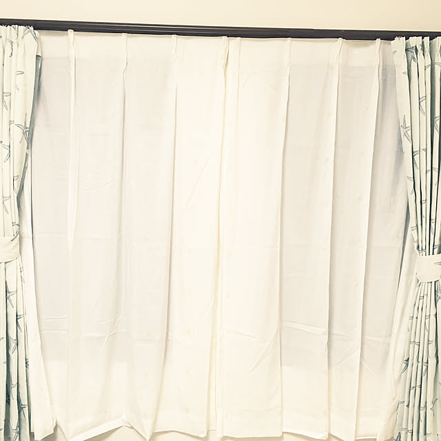 fuwafuwaのニトリ-遮熱・遮像レースカーテン(アクティ 100X138X2) の家具・インテリア写真