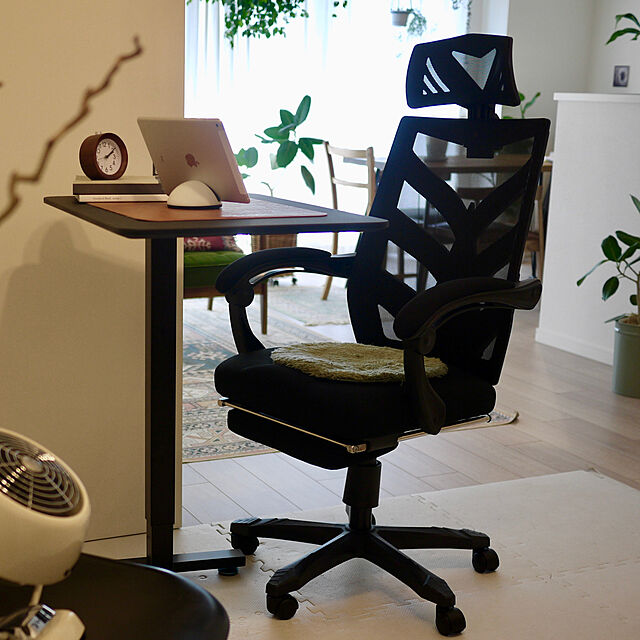 haraのGravina-リクライニングチェア フットレスト付 メッシュ デスクチェア パーソナルチェア ワークチェア 椅子 の家具・インテリア写真