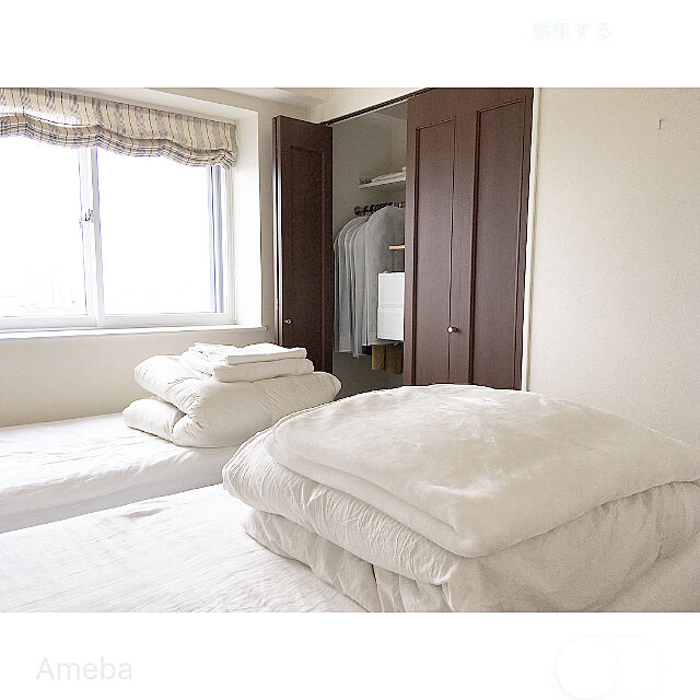 mamuのニトリ-洋服カバー２枚組(ポーリーWH) の家具・インテリア写真