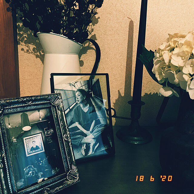 eregonの-【インダストリアル アイアン フォトフレーム 写真立て フォトスタンド 2WAY ガラス アンティーク調 アンティーク風】アイアンフォトフレームMの家具・インテリア写真