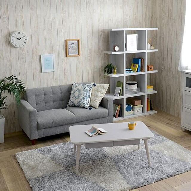SMB_selectionの佐藤産業-販売終了予定　Fizz（フィズ）シェルフ（ハイタイプ)　90cm幅の家具・インテリア写真