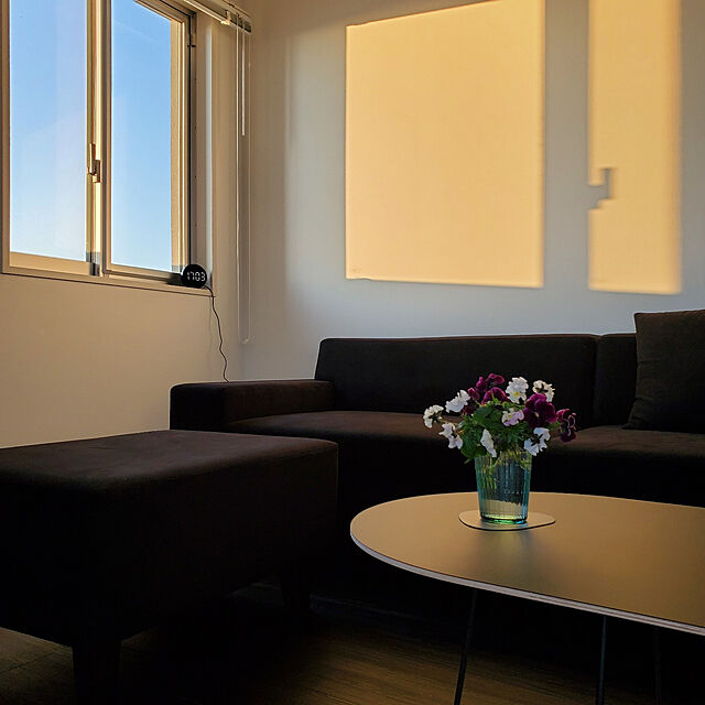 natsuの-MUUTO（ムート）AIRY COFFEE TABLE MEDIUM 880mm ブラックの家具・インテリア写真