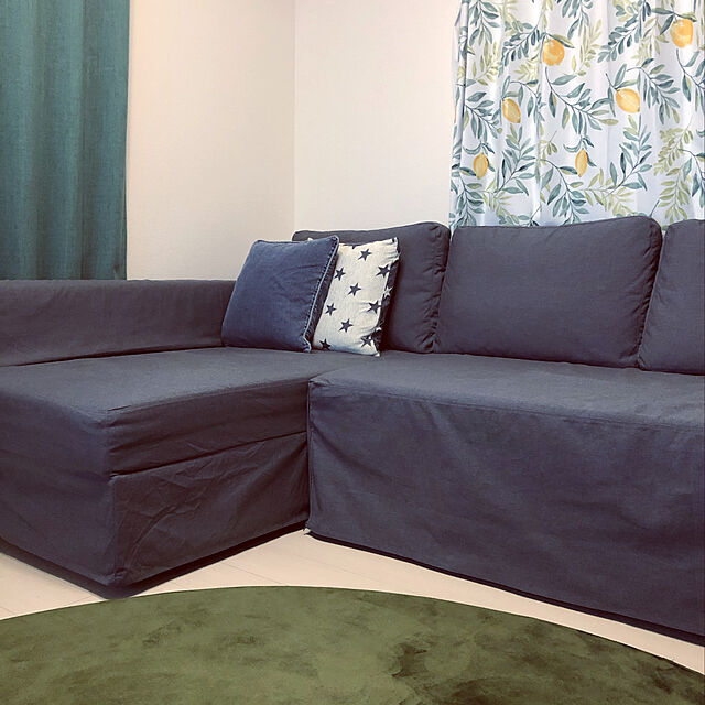 katapiのイケア-[IKEA/イケア/通販]FRIHETEN フリーヘーテン コーナーソファベッド 収納付き, スキフテボー ブルー[3](a)(09297558)の家具・インテリア写真