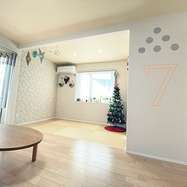 micoの-インテリア クリスマスツリー スターターセット 150cm グリーンの家具・インテリア写真