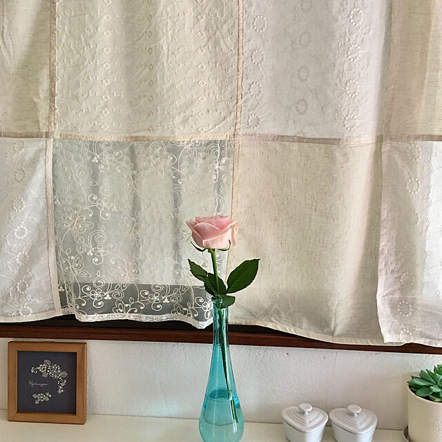 ayataroの-salut!(サリュ) ライフスタイル 紫陽花刺繍パネル ブルーの家具・インテリア写真