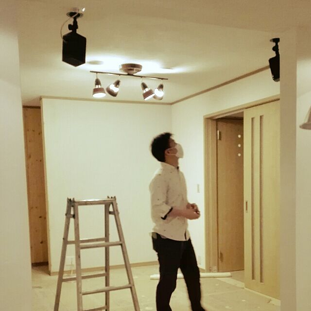 mayuko.tのアートワークスタジオ-ART WORK STUDIO HARMONY GRANDE-remote ceiling lamp BE/WH ベージュ/ホワイト 電球なしモデル AW-0359Zの家具・インテリア写真
