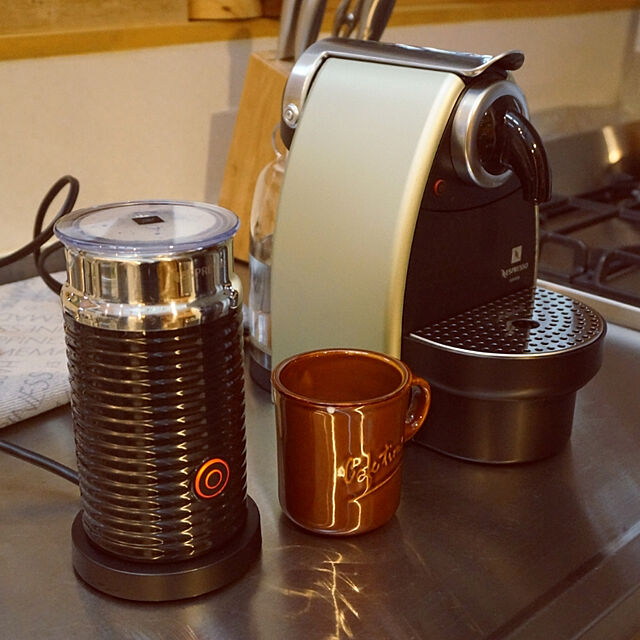 reiの-【送料無料】Nespresso ネスプレッソ エアロチーノ ブラック 3594/JP/BK 日本正規品　牛乳泡だて器 ミルクフォーマーの家具・インテリア写真