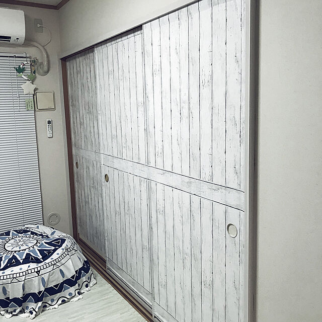 marisan_kの-ブラインド プラスチックブラインド カーテンレール取付可 ブラインドカーテン 既製サイズ 幅180cm 高さ100cm スラット幅25mm 韓国インテリア ホワイトインテリア PVCブラインド イージーブラインドの家具・インテリア写真
